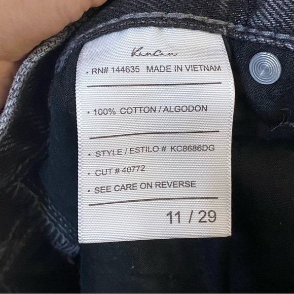 Kancan Zara High Rise Slim Straight Jeans - Picture 12 of 13